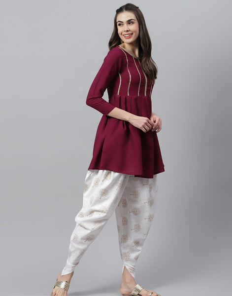 Kurta & Dhoti Pant Set