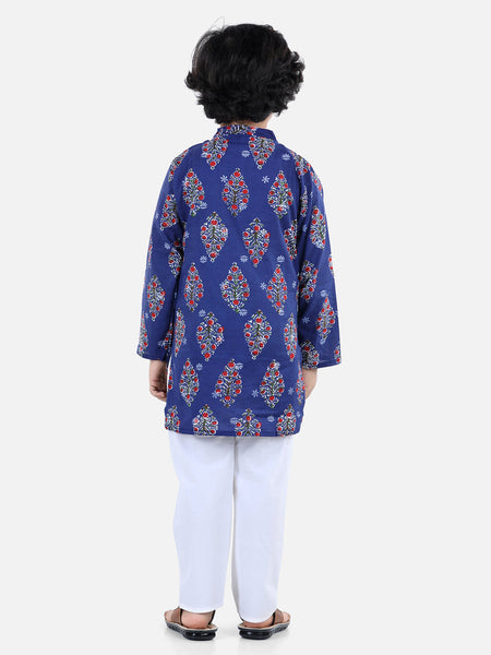 Indigo Printed Kurta Set