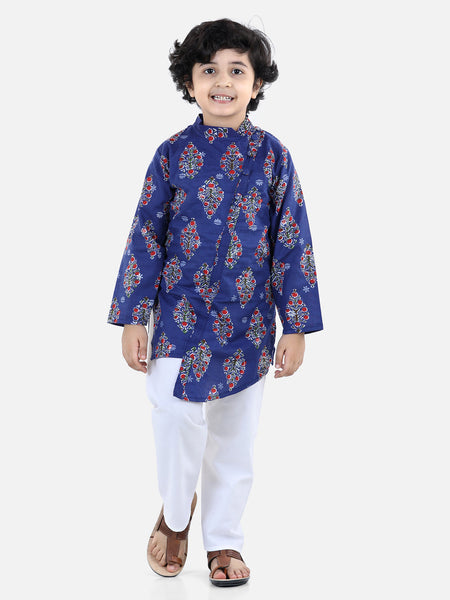 Indigo Printed Kurta Set