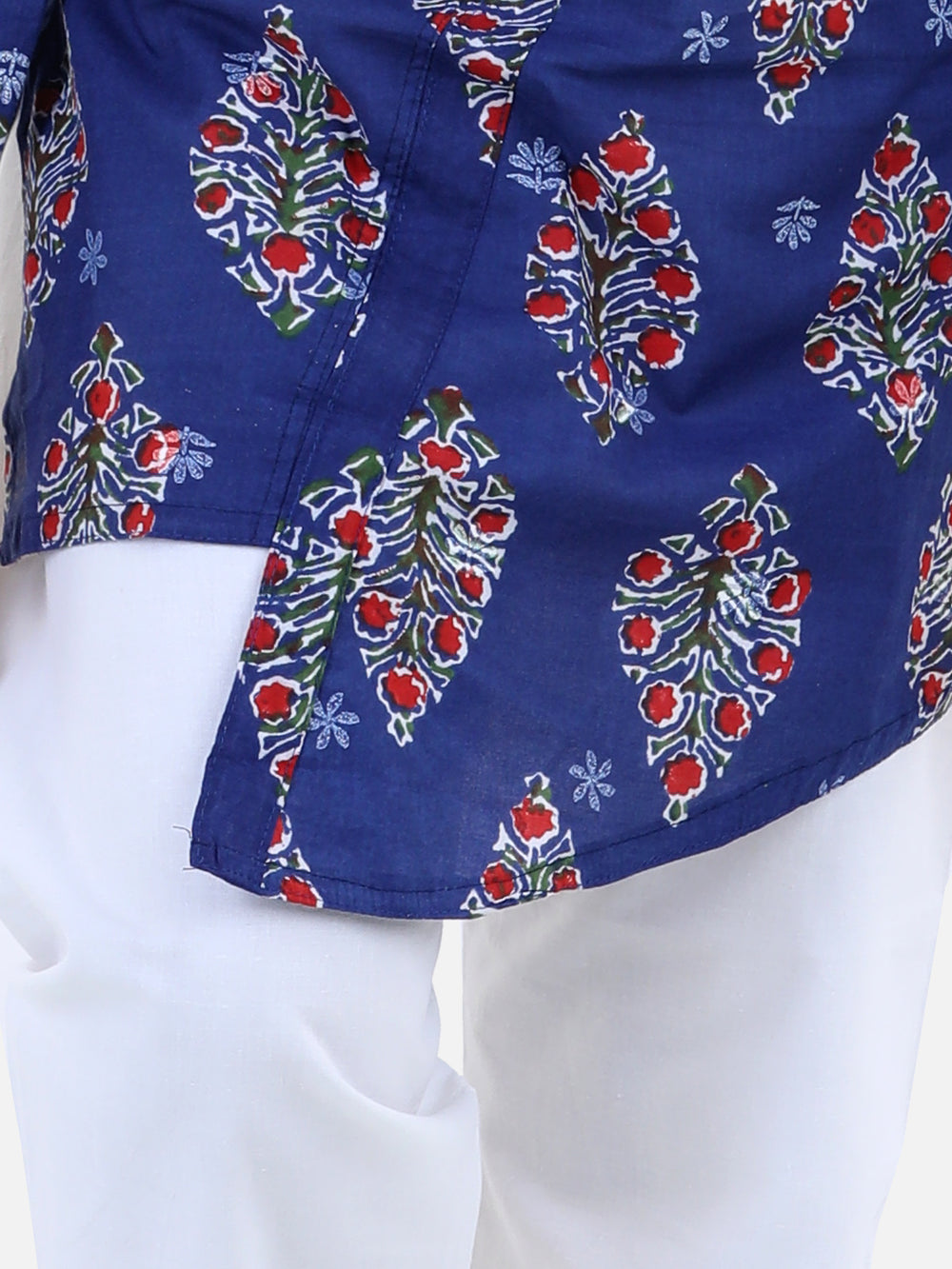 Indigo Printed Kurta Set