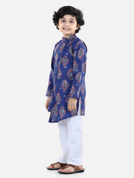 Indigo Printed Kurta Set