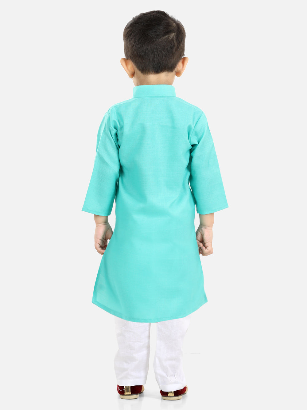 Sky Blue Cotton Kurta Set