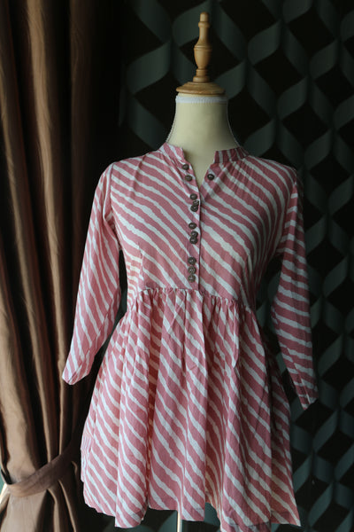 Lehariya Pastel Cotton Top