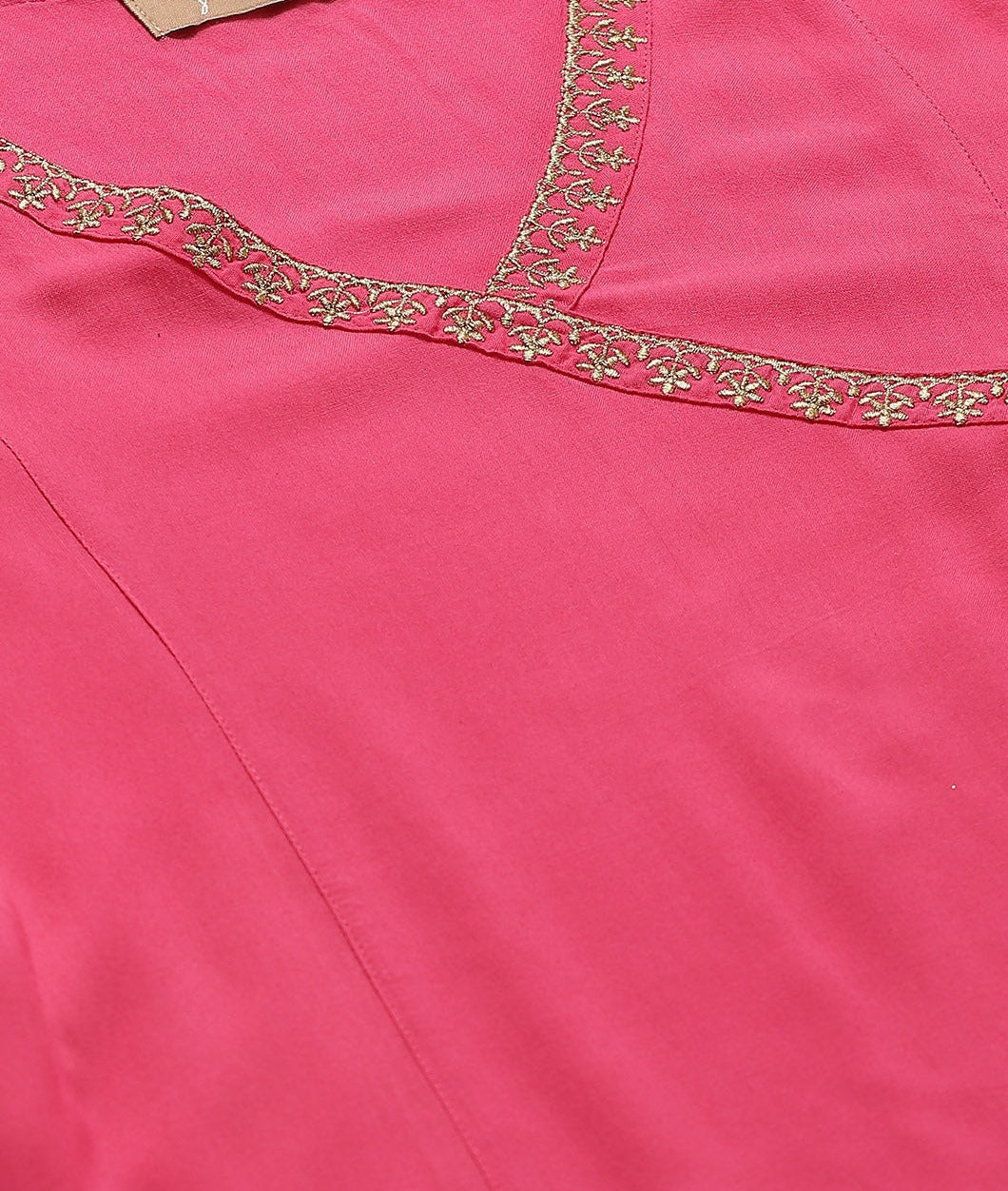 Pink Angrakha Top with Dhoti Pants