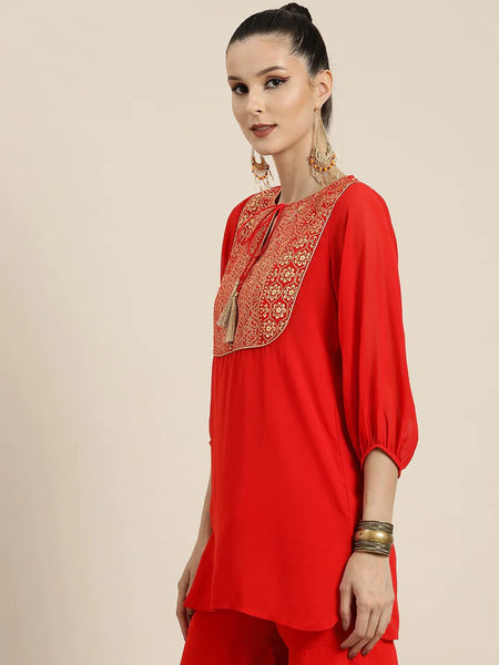 Festive Red Kareena Top