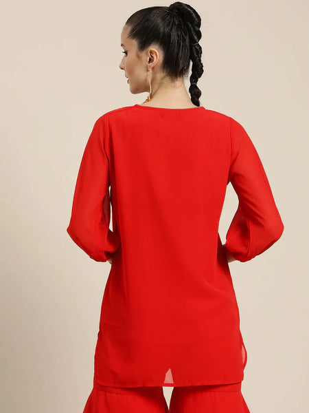 Festive Red Kareena Top