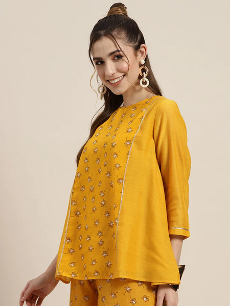 Tamarai Yellow A-Line Top