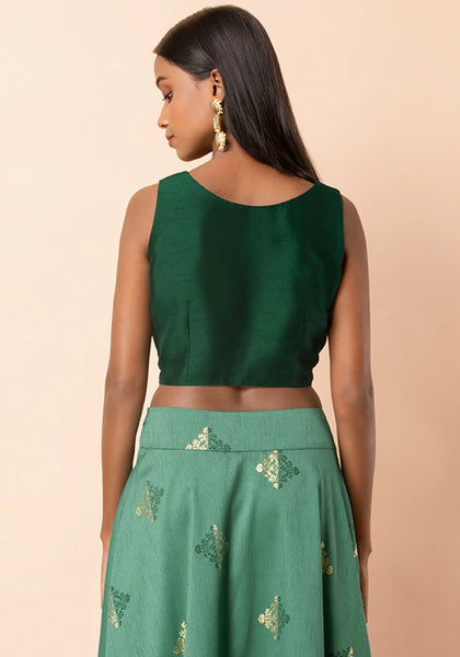 Emerald Green Crop Top