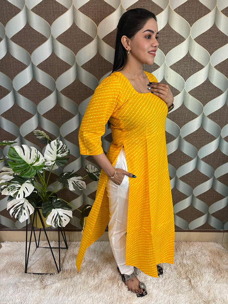 Nyra Bright Yellow Kurta