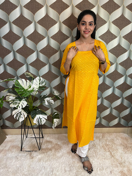 Nyra Bright Yellow Kurta